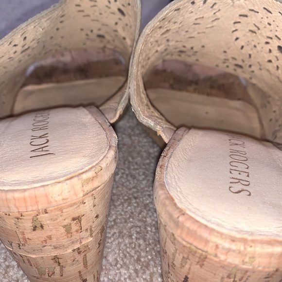 Jack Rogers Ronnie Tan/Brown Wedge Cork Sandal - Picture 6 of 12